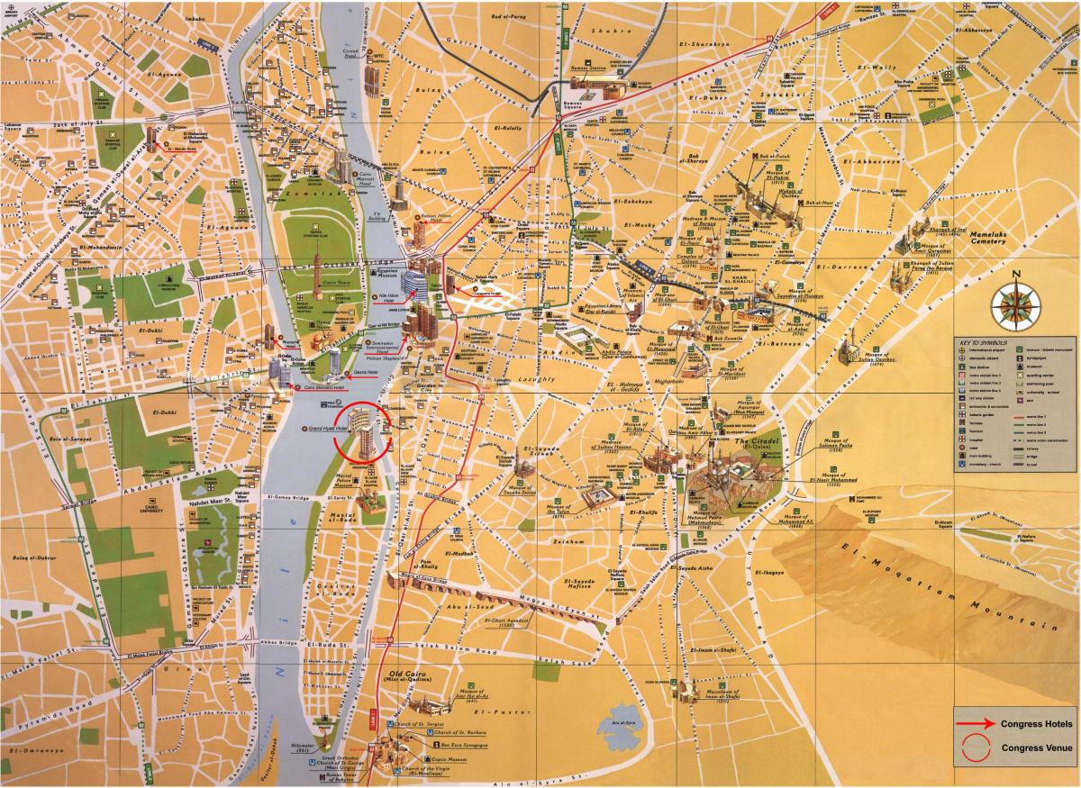 开罗市地图