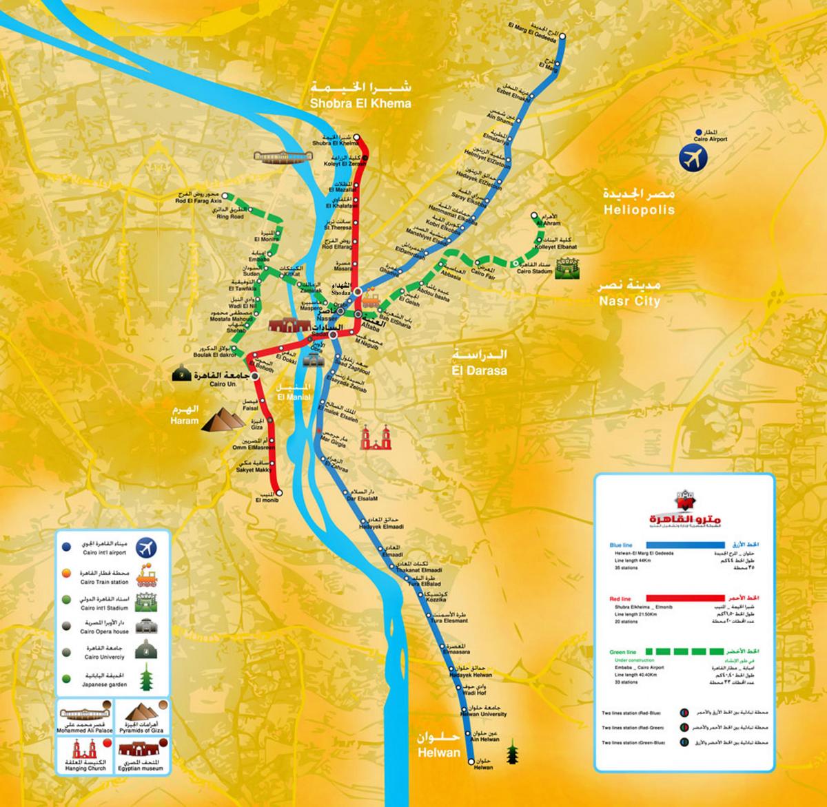 开罗火车站地图