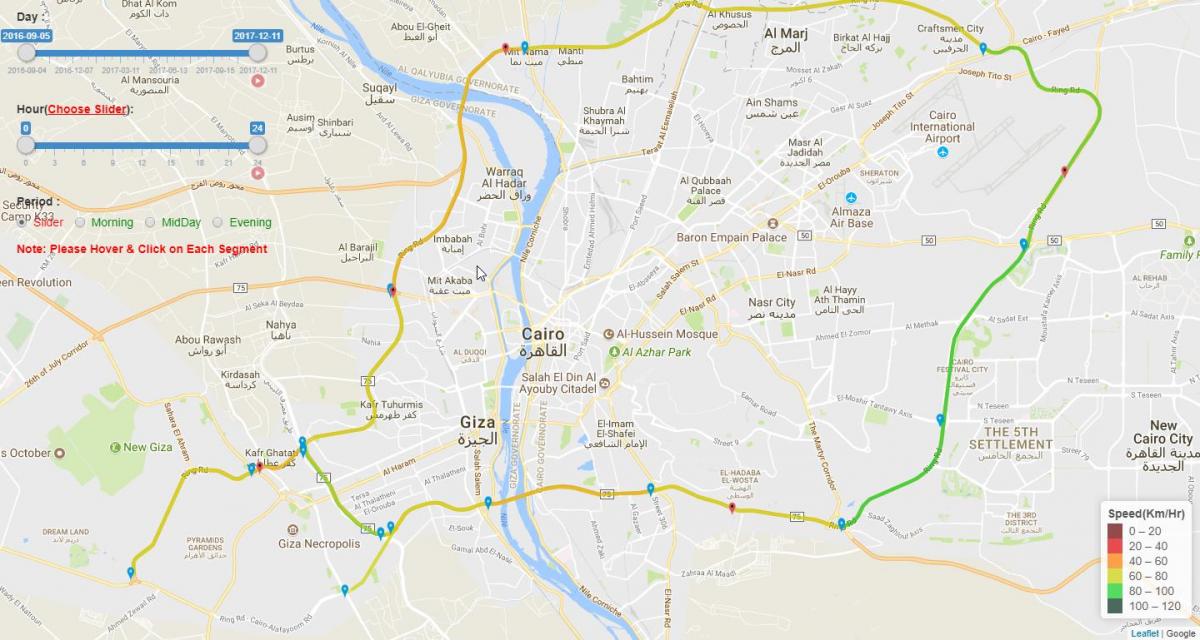 开罗道路地图